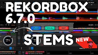 Rekordbox 670 Stems Separation Le novita [upl. by Sitof]