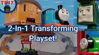 Thomas Motorized 2In1 Transforming Thomas Playset  New For 2021 Thomas Review  TF47 Reviews [upl. by Brenna]