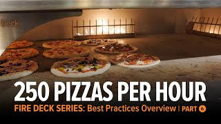 Rotation Strategy Up to 250 Pizzas Per Hour  Fire Deck Series Ovens Part 6 [upl. by Sandie]