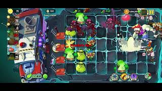 Pennys Pursuit Mega Gatling Peas World Difficulty 2 Normal Level 15 Plants vs Zombies 2 [upl. by Earazed]