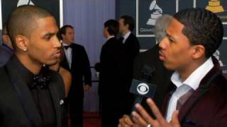 52nd Grammy Awards  Trey Songz Interview [upl. by Robinet154]