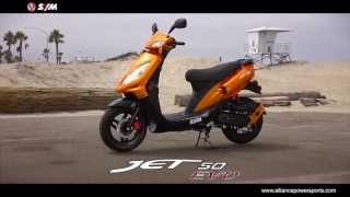 Official SYM Jet 50 EVO  Scooter HD Video  Distributed by AlliancePowersportscom [upl. by Jadwiga]