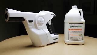 Electrostatic Sprayer  Concrobium Broad Spectrum Disinfectant [upl. by Eelirol427]