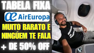 TABELA FIXA SUMA AIR EUROPA  COMO USAR E EMITIR VOOS MAIS BARATOS [upl. by Yelsha]