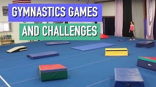 10 FUN Gymnastics Games and Challenges [upl. by Nytsirc162]