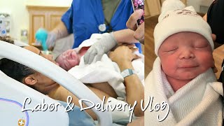 OFFICIAL BIRTH VLOG 35 WEEKS PREGNANT  Early Labor amp Delivery Vlog Part 2 [upl. by Ibloc]