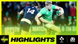 2024 U6N20  HIGHLIGHTS  IRELAND V SCOTLAND [upl. by Wainwright]