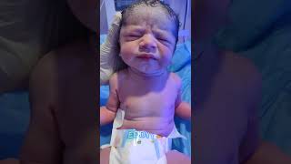 New born baby after birth viralvideo littleprince mylittleprince [upl. by Castera434]