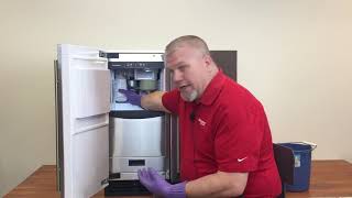 Scotsman SCN60 Nugget Ice Machine Cleaning [upl. by Eisso]