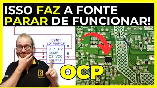 Fonte Chaveada  Como Funciona a Proteção OCP Eletronica Facil [upl. by Ravens]