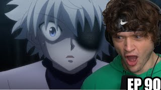 KILLUA VS SHOOT  Hunter x Hunter REACTION Episode 90 [upl. by Werdnaed]