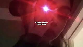 flashing lights  kanye west sped up [upl. by Draned561]