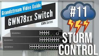 Video Guides  Storm Control  GWN78xx Switch Series  Part 10 [upl. by Roswell673]