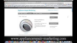 Appliance Repair Website  How To Create One For Free [upl. by Mayap103]