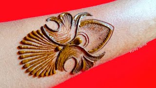 Mehndi design for front hand ll simple mehndi design ll arabic mehndi design ll stylish mehndi [upl. by Eslud897]