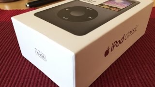 Apple iPod classic 7th generation unboxing [upl. by Nhepets860]