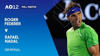 Roger Federer v Rafael Nadal Full Match  Australian Open 2012 Semifinal [upl. by Aicrag13]