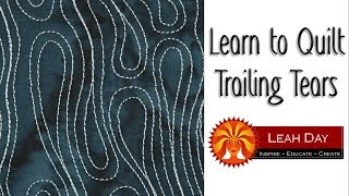 How to Quilt a Great Quilting Design for Quilt Borders Trailing Tears [upl. by Rochell]