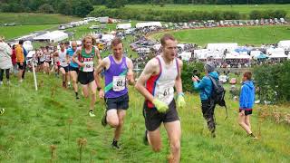 The Kilnsey Crag Fell Race Aug 2021 Yorkshire Dales Fell running at its best Select 1080p HD [upl. by Evanthe612]