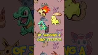 How To Get A Shiny Starter In Heart Gold And Soul Silver [upl. by Ahsiekram365]