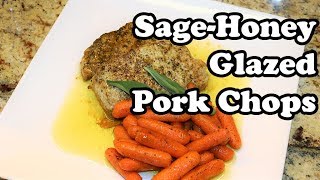 Easy Sage HoneyGlazed Pork Chops  LIVE tutorial  Chef Lorious [upl. by Mcfadden]