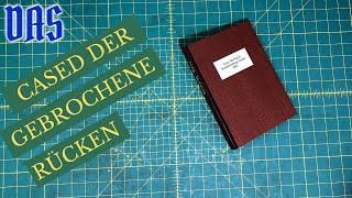 Der Gebrochene Rücken A Three Piece Bradel Binding  Adventures in Bookbinding [upl. by Annoerb]