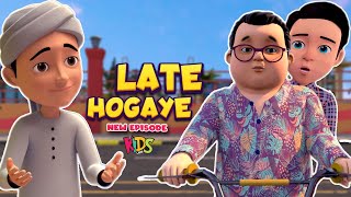 Babloo Aur Faizan Late Hogaye  New Ghulam Rasool Episode  3D Animation Cartoon  Kids Land [upl. by Durno933]