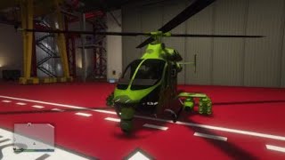 GTA Online 598  Weaponized Conada Helicopter [upl. by Eydnarb]