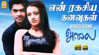 என் ரகசிய கனவுகள் En Ragasiya Kanavukal  HD Video Song   Alai  Silambarasan Trisha Vidyasagar [upl. by Hgielar]