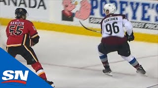 Nathan MacKinnon Scores After Mikko Rantanen Launches Noah Hanifin’s Stick [upl. by Ursula]