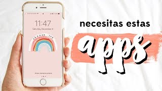 LAS 5 MEJORES APLICACIONES QUE NECESITAS EN TU CELULAR 2018 [upl. by Hyacinthie]