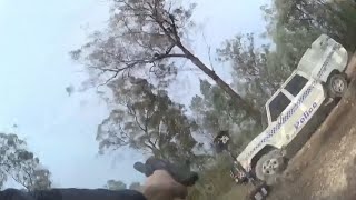 Bodycam Australian Officer Runs For His Life While Being Shot At By 3 Gunman That Killed 2 Officers [upl. by Evilc]