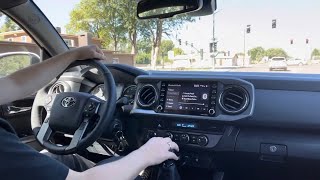 POV Tacoma 6speed manual TRD Off Road 35 V6 [upl. by Nimrak]