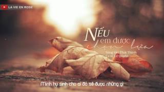 Nếu em được chọn lựa  Lệ Quyên  Lyrics [upl. by Sinylg]