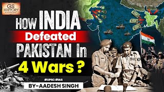 India Vs Pakistan all Wars 1947 1965 1971 1999  POK  UPSC  GS History by Aadesh Singh [upl. by Dari]