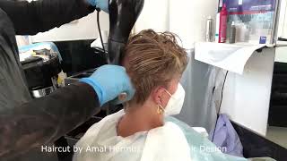 blow dry Short hair by Amal Hermuz amalhermuz vivyanhairdesign 1 [upl. by Delphine6]