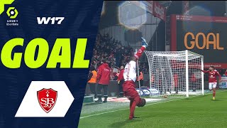 Goal Kamory DOUMBIA 45 3  SB29 STADE BRESTOIS 29  FC LORIENT 40 2324 [upl. by Haleehs]