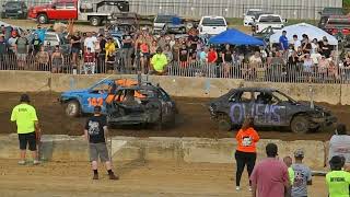 Wednesday Heat 1 Butler County demo derby 2023 [upl. by Igenia]