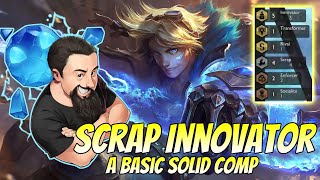 Scrap Innovator  A basic solid comp  TFT Neon Nights  Teamfight Tactics [upl. by Ingeberg117]