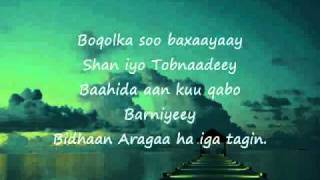 Badda cas Cabdi Nasir Macalin with lyrics [upl. by Saretta683]