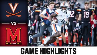 Virginia vs Maryland Football Highlights  2023 ACC Football [upl. by Hoffert386]