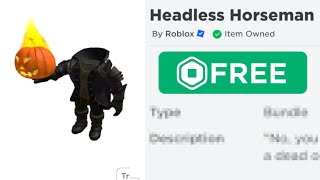 Roblox ACTUALLY Just Made Headless FREE [upl. by Veronike710]