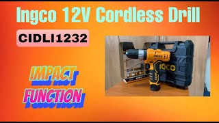 Ingco 12V Cordless Drill CIDLI1232 [upl. by Okim]