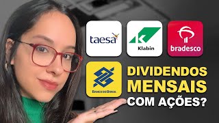 QUANTAS VEZES as EMPRESAS PAGAM DIVIDENDOS POR ANO É possível receber DIVIDENDOS MENSAIS com AÇÕES [upl. by Odilia]