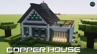 Building A COPPER amp QUARTZ House In Minecraft  TUTORIAL [upl. by Jenn]