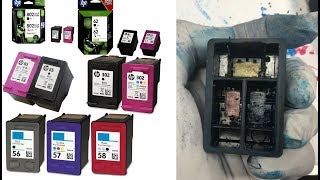 1 Detailed Steps Make a Spongeless Refillable HP Cartridge 61 62 63 64 65 66 67 68 Integrated [upl. by Muna473]