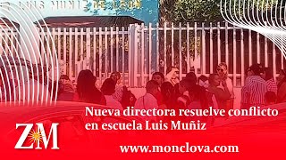 Nueva directora resuelve conflicto en escuela Luis Muñiz [upl. by Hairabez248]