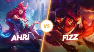 STOMP FIZZ MATCHUP  How to win fizz as ahri [upl. by Nordgren117]