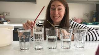 Science Fun  Making music with water 💧 [upl. by Dusen]