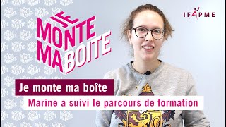 Je monte ma boîte  Marine a suivi le parcours de formation IFAPME [upl. by Tung]